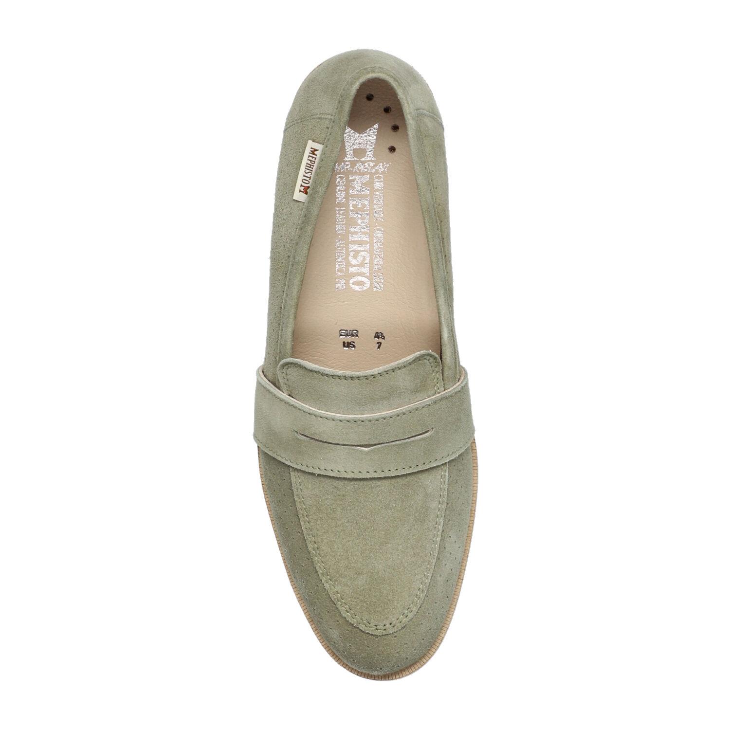 mocassins femme modèle Hadele perf Kaki - Mephisto